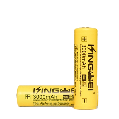 АКУМУЛАТОРНА LI-ON БАТЕРИЯ 18650 KINGWEI 3.7V HIGH DRAIN 2600MAH БЕЗ ПЪПКА