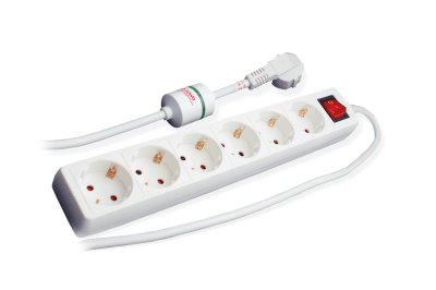 Разклонител с вграден Пик-предпазител,ЕП220 КХ/6 5