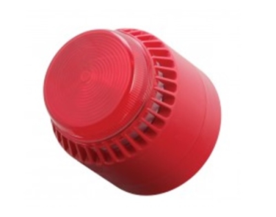 32-тонална външна сирена с червена Xenon лампа, 20-118