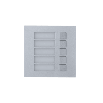 Бутoнен модул за външно домофонно устройство с 5 бутонa, VTO4202F-MB5