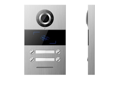 Външно IP видеодомофонно устройство за 4 абоната, H-OS04-IC