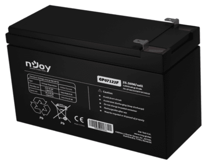 Батерия GPL07122F 12V 26W/cell VRLA AGM F2