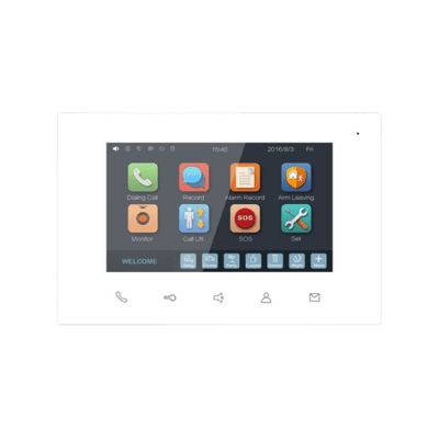 IP Вътрешно домофонно тяло със 7.0” TFT LCD ,H-IS07-W