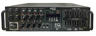 УСИЛВАТЕЛ С ТУНЕР USB/MP3 БЛУТУТ 2X100W AMP-401 ATC
