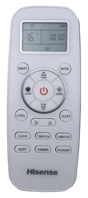RC универсално дистанционно за климатик HISENSE HITACHI DG11L1-01 ОРИГИНАЛНО