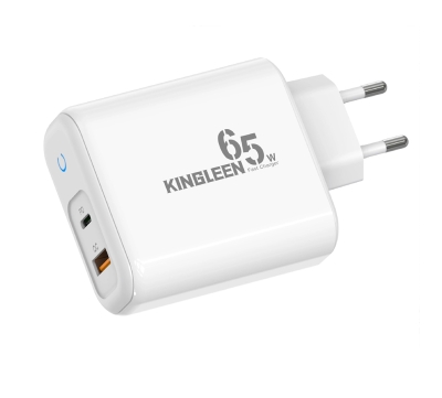 Адаптор захранване зарядно за лаптоп телефон с USB-A + USB-C QC PD 5V-20V ултра бързо 220V 65W