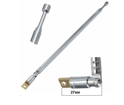 АНТЕНА АУДИО ТЕЛЕСКОПИЧНА ANT5964 180MM/590MM