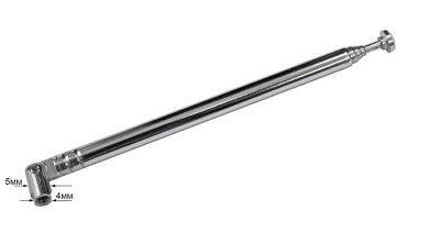 АНТЕНА АУДИО ТЕЛЕСКОПИЧНА ANT6140 90MM/310MM