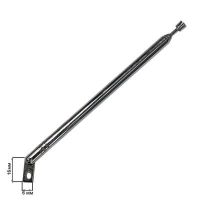 АНТЕНА АУДИО ТЕЛЕСКОПИЧНА ANT6A5B II 123MM/427MM
