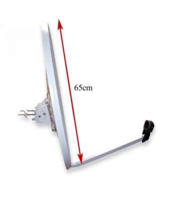 АНТЕНА САТЕЛИТНА 65см БЕЗ СТОЙКА