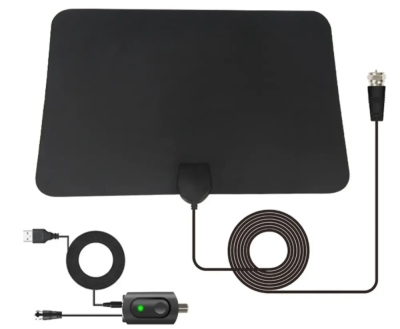 АНТЕНА ЗА ТЕЛЕВИЗОР TV ВЪТРЕШНА С УСИЛВАТЕЛ AP-326