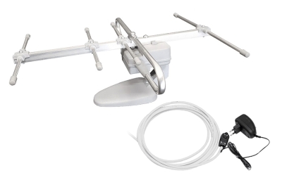 АНТЕНА ЗА ТЕЛЕВИЗОР TV ВЪТРЕШНА С УСИЛВАТЕЛ DVB-T T2 YAGA С 5М КАБЕЛ