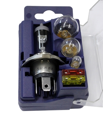 АВАРИЕН КИТ ЗА АВТОМОБИЛ С ЛАМПИ И ПРЕДПАЗИТЕЛИ H4