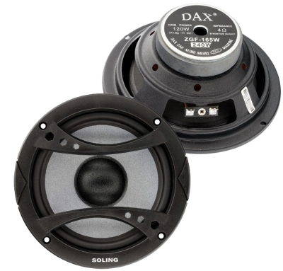 АВТО ГОВОРИТЕЛ КОМПЛЕКТ DAX SOLING ZGF-165 6.5" WOOFER