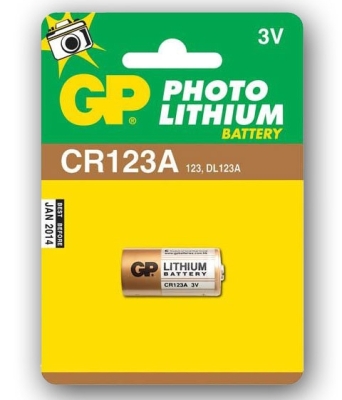 БАТЕРИЯ 3V CR123A GP