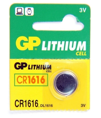 БАТЕРИЯ 3V CR1616 GP