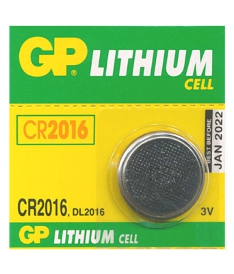 БАТЕРИЯ 3V CR2016 GP