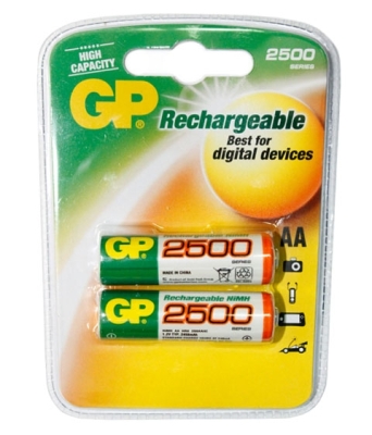 БАТЕРИЯ АКУМУЛАТОРНА 1.2V/2.5AH R06 GP