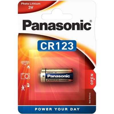 БАТЕРИЯ 3V CR123A PHOTO LITHIUM BATTERY PANASONIC