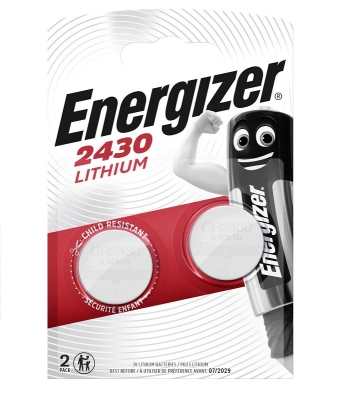 БАТЕРИЯ 3V CR2430 ENERGIZER