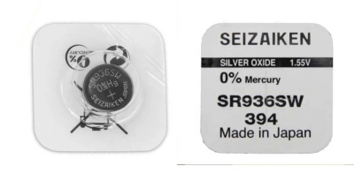 БАТЕРИЯ AG9 394 SR936SW SEIKO СРЕБЪРНА