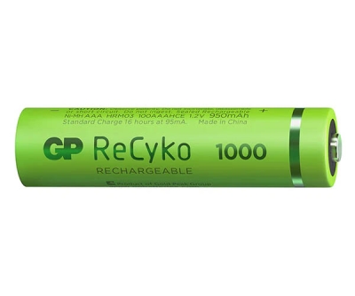 БАТЕРИЯ АКУМУЛАТОРНА 1.2V/1000MAH R03 GP