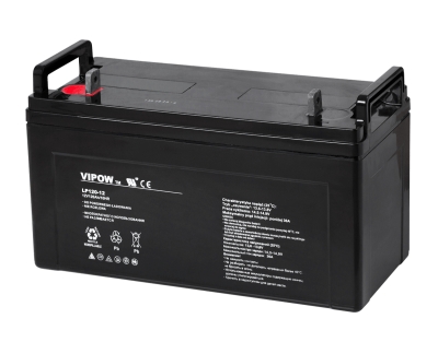 БАТЕРИЯ АКУМУЛАТОРНА 12V/120AH ТЯГОВА ГЕЛОВА VIPOW