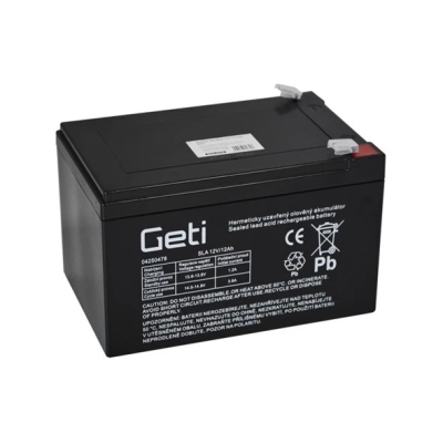 БАТЕРИЯ АКУМУЛАТОРНА 12V/12AH ТЯГОВА AGM GETI