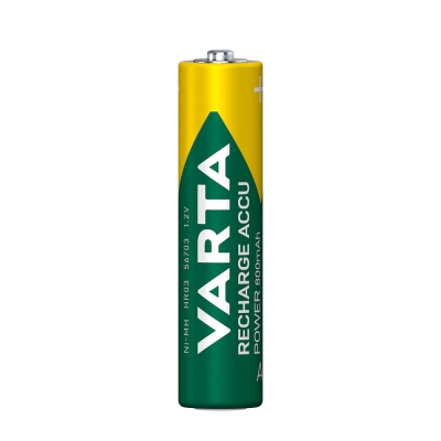 БАТЕРИЯ АКУМУЛАТОРНА 1.2V/800MAH VARTA R03 R2U