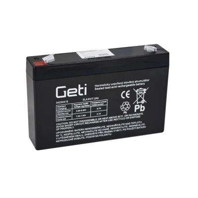 БАТЕРИЯ АКУМУЛАТОРНА 6V/7AH AGM GETI