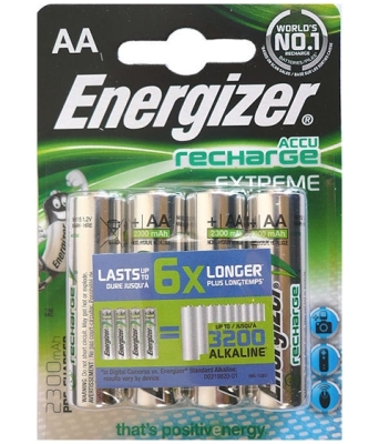 БАТЕРИЯ АКУМУЛАТОРНА AA 1.2V/2.3AH ENERGIZER