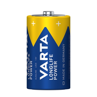 БАТЕРИЯ LR20/D VARTA 1.5V LONGLIFE POWER