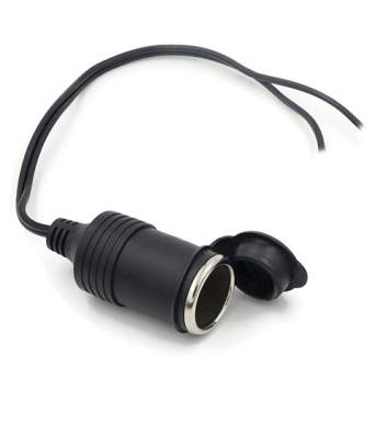 БУКСА АВТОЗАПАЛКА ЖЕНСКА С КАБЕЛ, 12VDC 10A