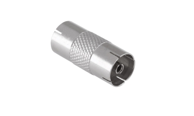 БУКСА ПРЕХОД АНТЕННА МУФА НИПЕЛ Ж/Ж МЕТАЛНА