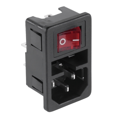 БУКСА ЗАХРАНВАЩА МЪЖКА ЗА КОМПЮТЪР PC ЗА ПАНЕЛ С КЛЮЧ И ПРЕДПАЗИТЕЛ