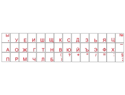 БУКВИ ЗА КЛАВИАТУРА КИРИЛИЦА ПРОЗРАЧНИ