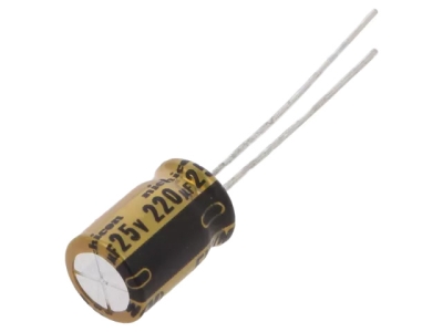 C 220U/25V AUDIO UFW