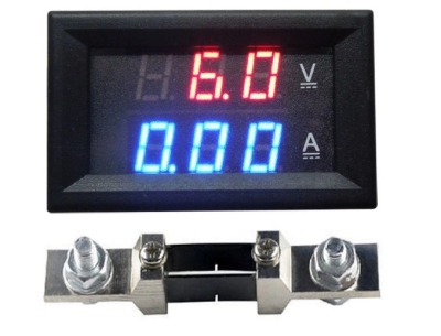 ЦИФРОВ КОМБИНИРАН ВОЛТМЕТЪР/АМПЕРМЕТЪР 200VDC 200A