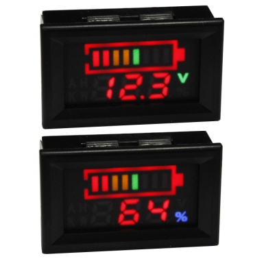 КИТ ЦИФРОВ ВОЛТМЕТЪР ИНДИКАТОР ЗАРЯД НА АКУМ. 6-100V /12V/