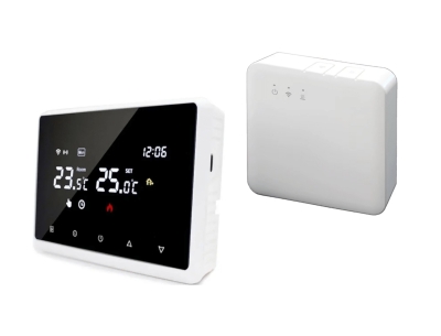 ТЕРМОРЕГУЛАТОР ТЕРМОСТАТ ЗА ОТОПЛИТЕЛНИ ИНСТАЛАЦИИ ОТ 5 ДО 90C 230V AC  SMART WIFI УПРАВЛЕНИЕ