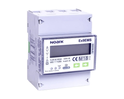 ЕЛЕКТРОМЕР ДВУТАРИФЕН 3P 100A DIN ШИНА С MODBUS SMART NOARK