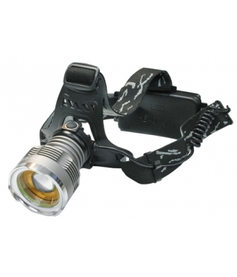 ФЕНЕРЧЕ ЗА ГЛАВА ЧЕЛНИК 1 LED 3W С АКУМУЛАТОР 2 БАТЕРИИ