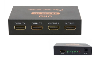 HDMI СПЛИТЕР 1 ВХОД/4 ИЗХОДА ATC