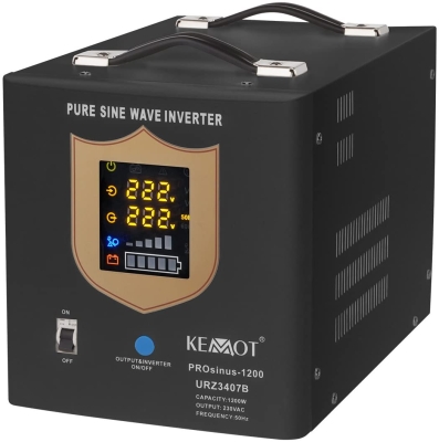 UPS ИНВЕРТОР KEMOT СТАБИЛИзаТОР РЕЗЕРВНО ЗАХРАНВАНЕ 1200W ЧИСТА СИНУСОИДА