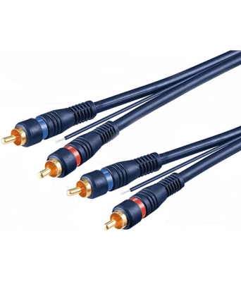 КАБЕЛ ЧИНЧ/ЧИНЧ 5М С ДОПЪЛНИТЕЛНО ЖИЛО ЗА АВТОМОБИЛЕН УСИЛВАТЕЛ 1