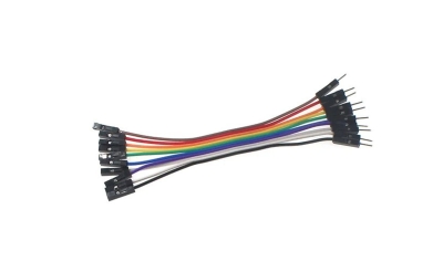 КАБЕЛ МОНТАЖЕН ЛЕНТОВ ДЖЪМПЕРИ 10 PIN ЦВЕТЕН 20 СМ МЪЖКИ/ЖЕНСКИ