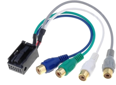 КАБЕЛ ПРЕХОД AUX RCA AUDI SEAT