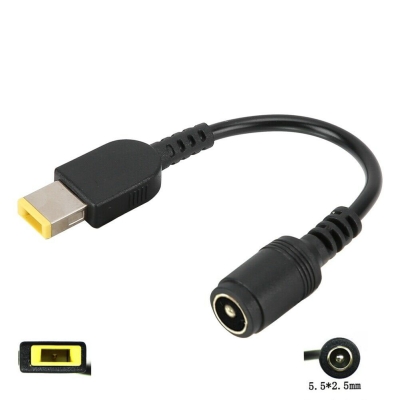 КАБЕЛ ЗАХРАНВАЩ ПРЕХОД С БУКСИ 5.5/2.5 - SQUARE ЗА ЗАРЯДНО LENOVO