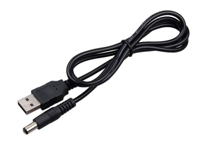 КАБЕЛ С БУКСА ЗАХРАНВАЩА USB М - 5.5/2.1MM 0.8М