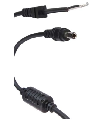 КАБЕЛ С БУКСА ЗАХРАНВАЩА 2 DC  5.5/2.2ММ